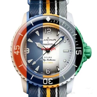 Đồng hồ nam Blacpaim X Swotoh Co Thương hiệu Bắc Cực Đại Dương 50 feet Đồng hồ chống nước thạch anh