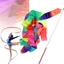 Ruy băng thể dục dụng cụ DARON, Cần uốn lượn Điệu múa ba lê Streamer, Thiết bị thể thao Chuyên nghiệp Màu sắc chuyển màu sắc Chuyển màu sắc Đạo cụ biểu diễn ruy băng khiêu vũ