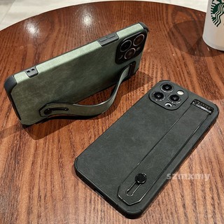 Ốp Điện Thoại Da Cừu Mềm Gắn Dây Đeo Cổ Tay Chống Rơi Cho iphone 14 13 12 11 pro x xs max xr 7 8 plus