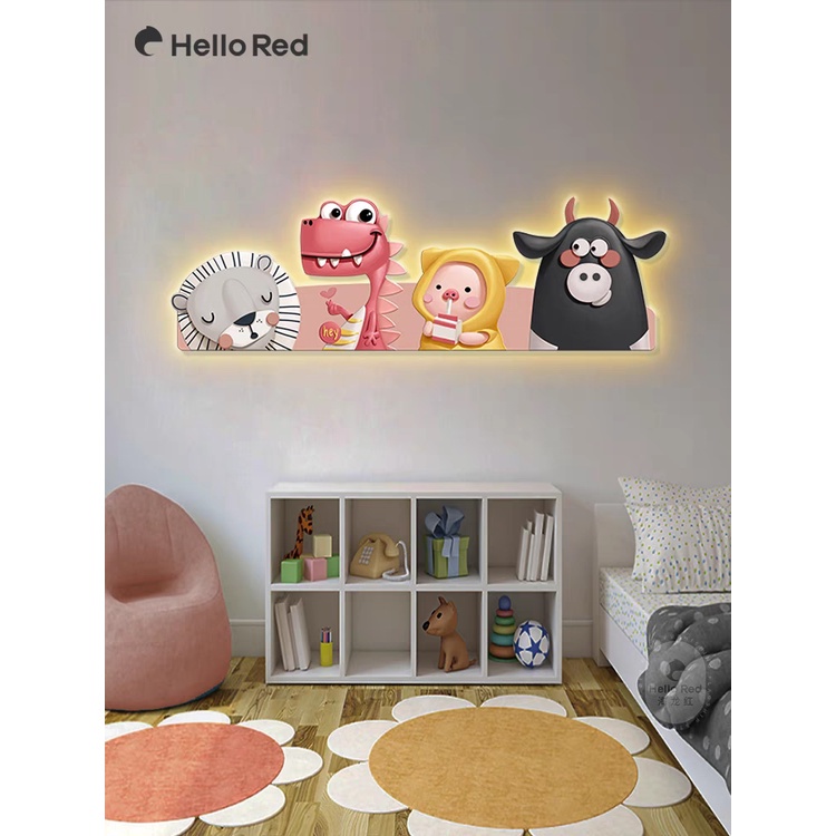 Đèn 3D LED Hoạt Hình Anime Dễ Thương Trang Trí Nhà Cửa, Phòng Phủ, Cửa Hàng, Nhà Trẻ, Quà Tặng Người Thân