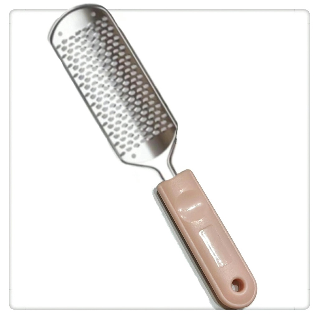Cây chà gót chân inox 304 - Dụng cụ chà gót loại mới bén hiệu quả cho vùng da bị chai sần (có thể thay mặt chà)