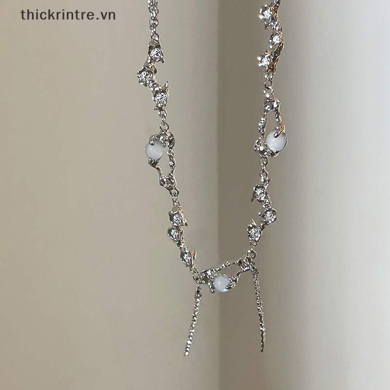 Vòng Cổ choker Đính Đá zircon Phong Cách vintage Thời Trang Cho Nữ