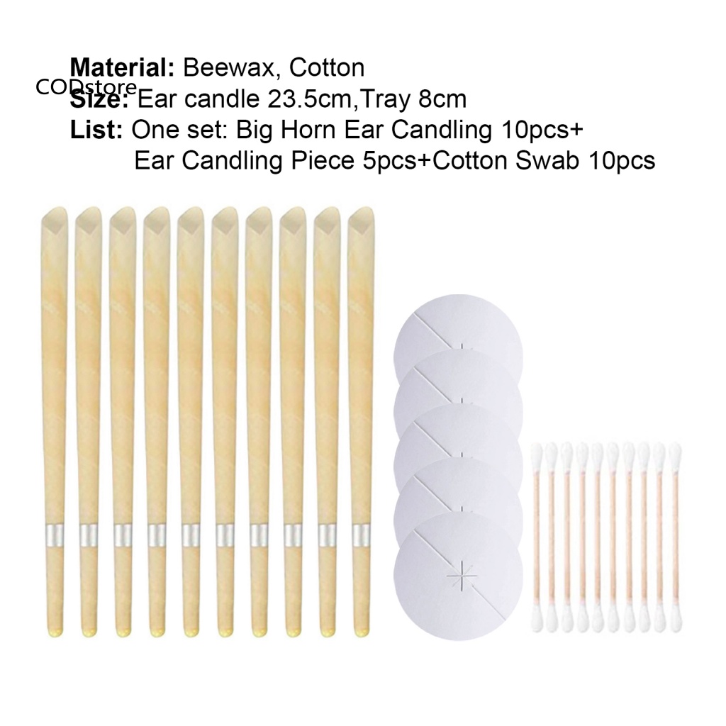 Kdc 1 Bộ Dụng Cụ Lấy Ráy Tai Bằng Sáp Ong Tự Nhiên