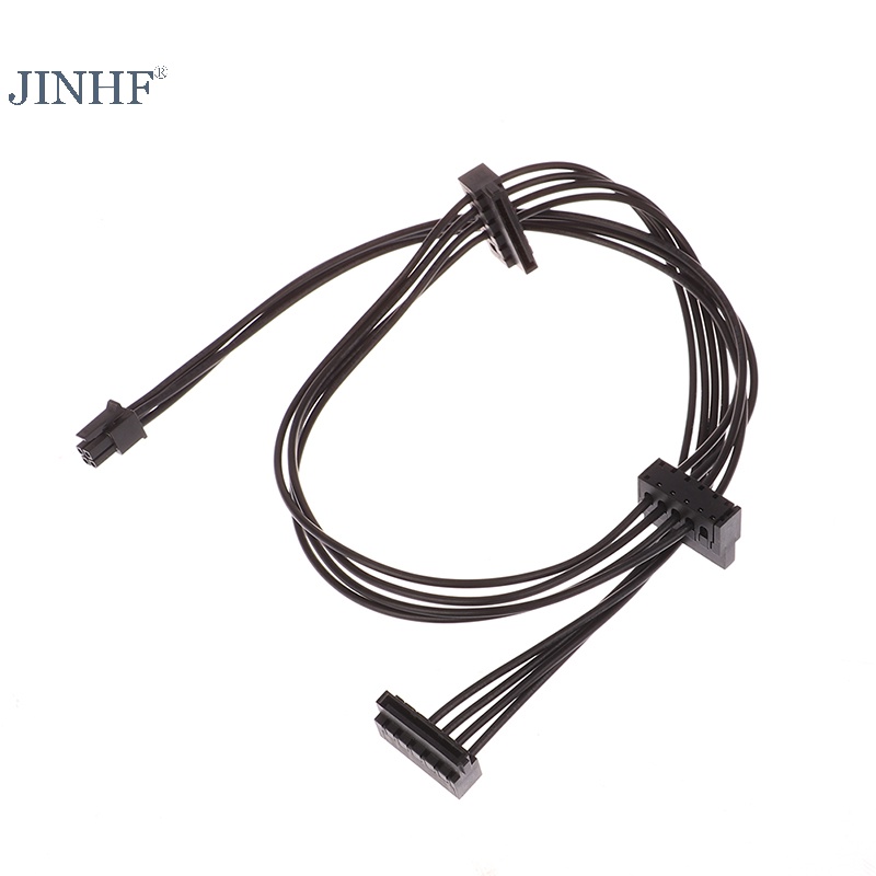 JINHF 1Pc 35 / 45 / 65CM 4 Pin Sang SATA Cáp Nguồn Cho Giao Diện Ban Chính SATA SSD HDD Cáp HOT