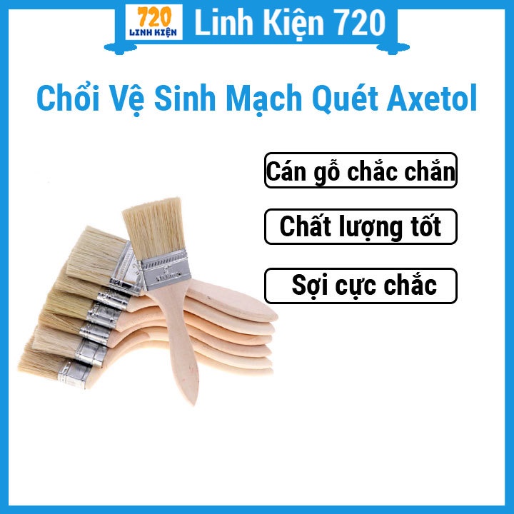 Chổi vệ sinh mạch quét Axetol (thân chổi nhôm, dùng vệ sinh main điện ...