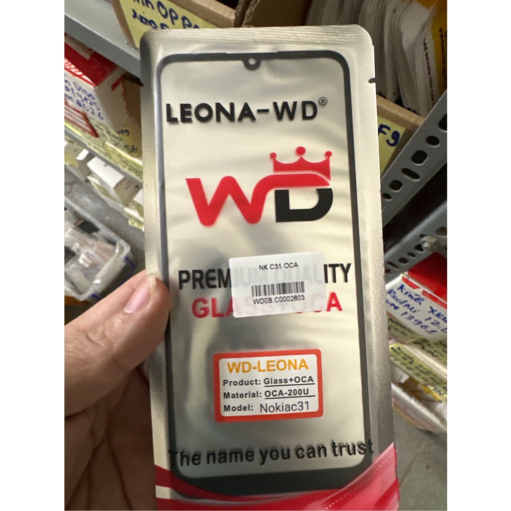 kính nokia c31 liền keo