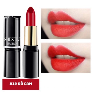 HOÀN TIỀN 15% - Son Thỏi Lì Shuzili Cao Cấp Lên Màu Cực Chuẩn Dưỡng Ẩm Mềm Mịn Môi Chống Thấm Nước