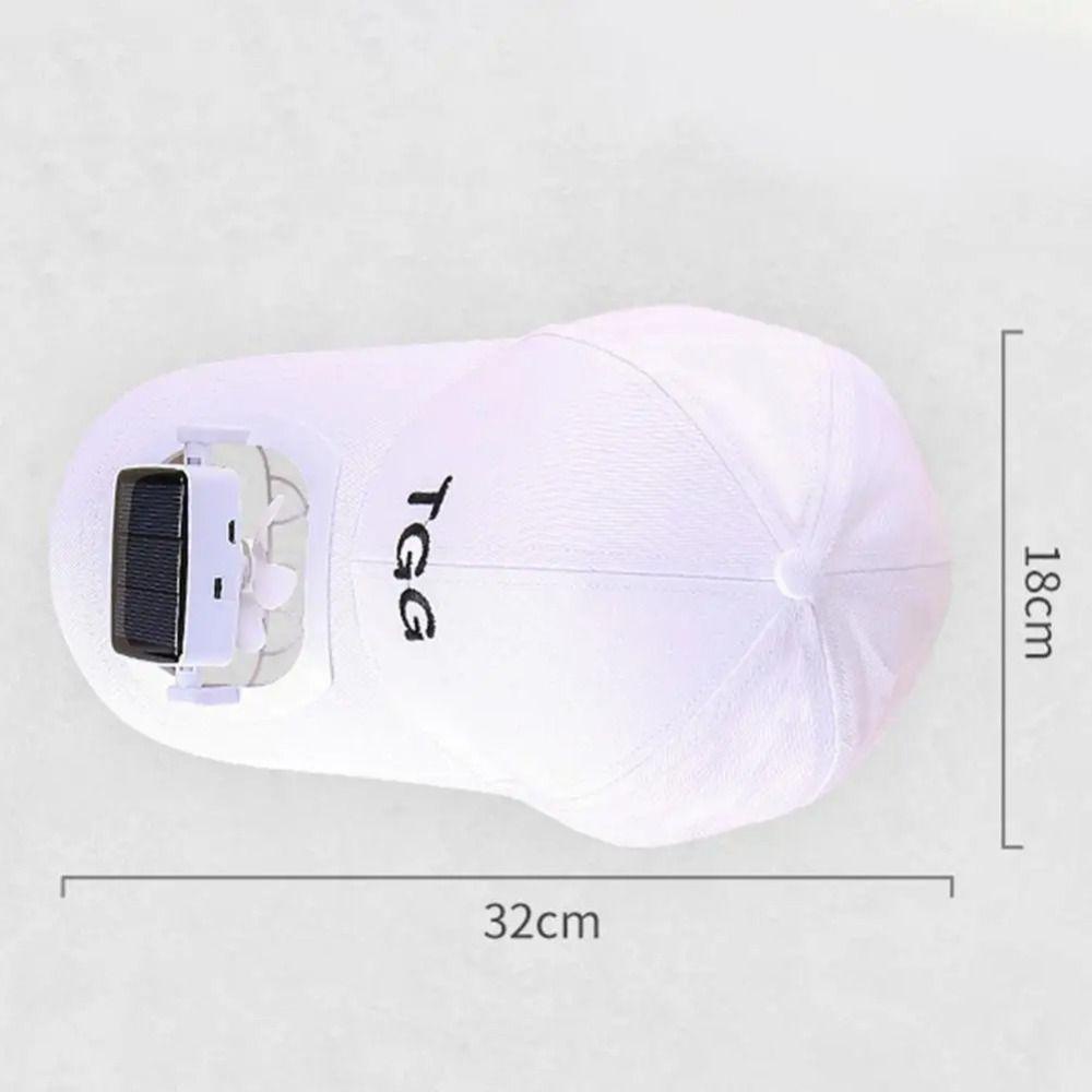 Wanyedi Fan Sunhat, Quạt Sạc USB Gió Mạnh Mũ Bóng Chày, Sạc Thường Ngày Vành Dài Quạt Có Thể Tháo Rời Chống Nắng Mũ Nam Nữ