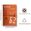 Chất kết dính thử thách tiết kiệm 52 tuần GREAT, Chất kết dính tiết kiệm da A5, 6 lỗ ngộ nghĩnh với phong bì tiền mặt Sổ ngân sách có thể tái sử dụng