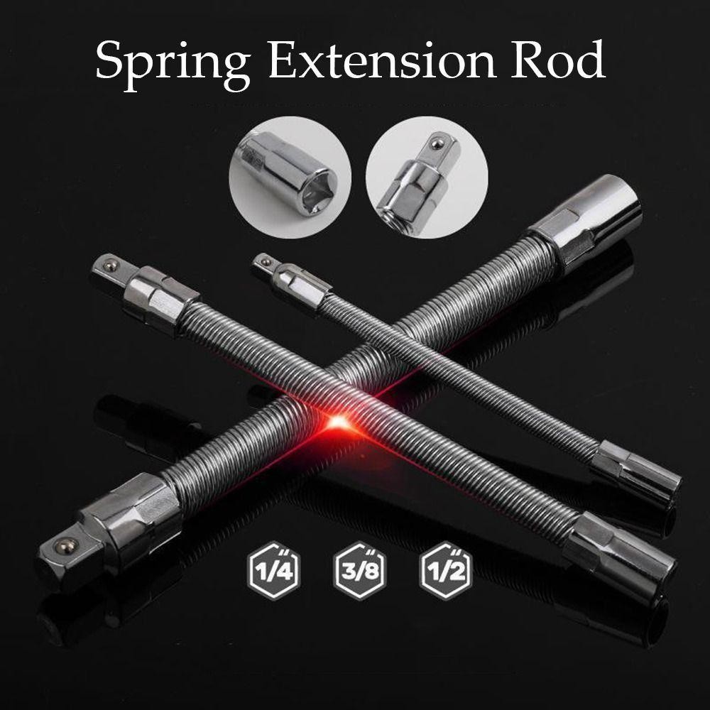 BORAGETE 1 Thanh nối dài ổ cắm ổ cắm, Thanh nối dài cột Ratchet trục linh hoạt, Đầu chuyển đổi Mô-men xoắn cao 1 / 4 3 / 8 1 / 2 Bộ chuyển đổi thanh kết nối Máy khoan điện tử