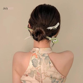 Julyhot Mới Trung Quốc Phong Cách Cổ Đại Siêu Bất Tử Hoa Lan Kẹp Tóc Ánh Sáng Sang Trọng Mũ Đơn Giản Tóc Dính Phụ Kiện Nhẹ Nhàng Chất Lượng Cao Massivedeals