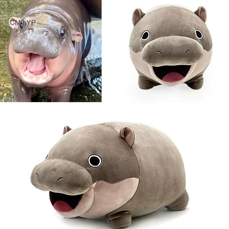 Cyp Moo Deng Hippo Sang Trọng Búp Bê Thú Nhồi Bông Dễ Thương Trẻ Em Bé Trai Bé Gái Quà Tặng Giáng Sinh Thú Nhồi Bông Vinh Quang