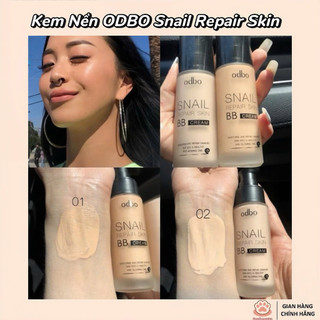 [ ODBO] Kem nền BB Odbo Snail Repair Skin BB Cream Mềm Mịn, Tự Nhiên