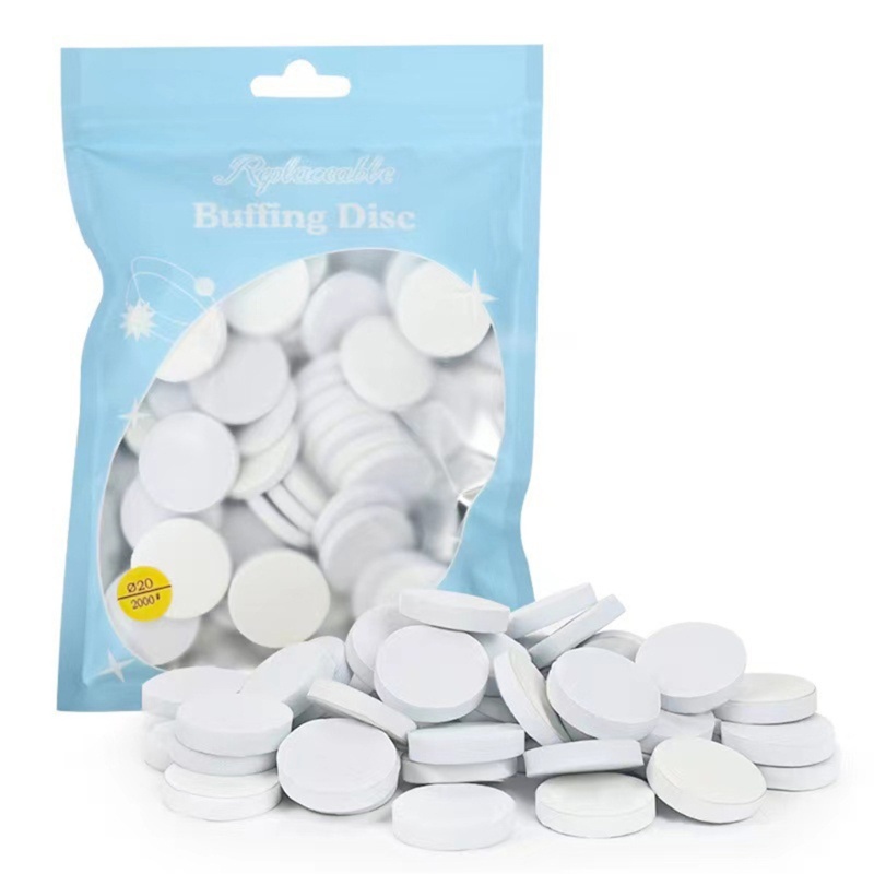 Jenniferab Nail Buffing Disc Làm móng tay Đánh bóng chà nhám Giấy nhám tự dính