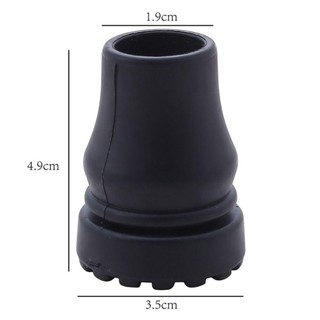 SCANDIFY Trekking Pole Tip Cover, Nắp đệm cao su chống trượt 16-22mm, Vỏ chân nạng Bền chống trượt Chất lượng cao Tấm lót đáy gậy leo núi đi bộ đường dài