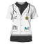 GC1 Y Tá Bác Sĩ Cosplay 3d Áo Thun Unisex Tay Ngắn Top Đồng Phục Cảnh Sát COS Casual Bông Tai Kẹp Plus Kích Thước Tee GC1