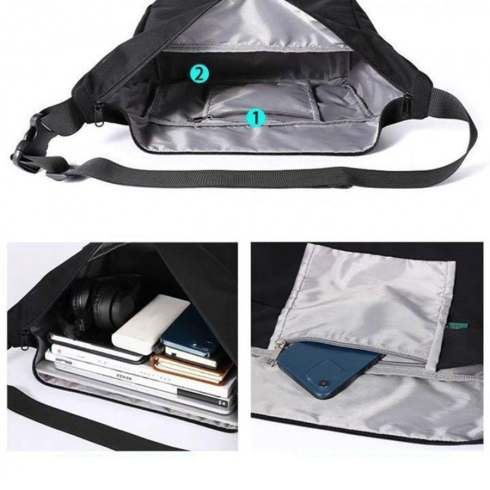 HOBBYIN Túi Messenger, Túi Đeo Vai Laptop, Túi Đựng Dụng Cụ Lớn Chống Thấm Nước Thời Trang Phù Hợp Với Nam