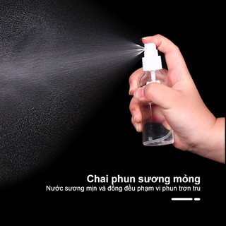Bán sỉ 100 cai chai chiết mỹ phẩm chai xịt phun sương lọ chiết dung dịch rửa tay 5ml 10ml 20ml 30ml 50ml 60ml - SUNND