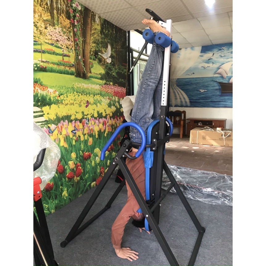 Ghế tập dốc ngược hỗ trợ điều trị đau thắt lưng, ghế tăng chiều cao ,