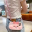 Dành Cho OPPO A6C A6S A6X A5X A3X A6T A60 A79 A38 A18 A98 A58 A78 A17 A96 A76 A16 A74 A94 A54 A15 A53 A52 A31 A5S Reno 15 14 13F 12F 11F 10 7Z Ốp Điện Thoại Heo Ngáy Hồng Có dây buộc