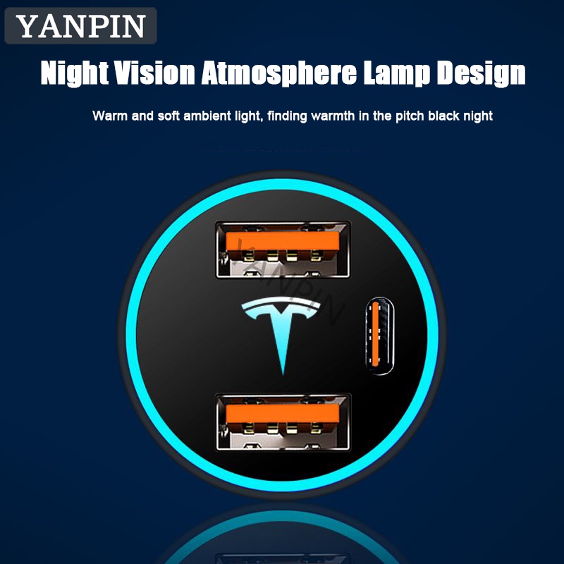 Bộ sạc ô tô Tesla 120W Sạc siêu nhanh Model 3 Model Y Model S Model X
