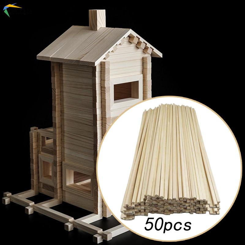 Bộ 50 que gỗ nghệ thuật CUTICATE trang trí nhà cửa