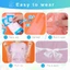 WOODNEST 100 tờ Tạp Dề Dùng Một Lần, Tạp Dề Chống Ô Nhiễm Nhựa Trong Suốt, Chống Thấm Nước Vệ Sinh Nhà Bếp Tạp Dề Nấu Ăn Người Lớn