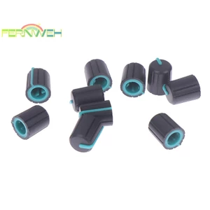 Bộ 10 Núm Vặn Chiết Áp Hình Chữ d Bằng Cao Su Mềm Xoay 180 Độ
