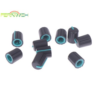 Bộ 10 Núm Vặn Chiết Áp Hình Chữ d Bằng Cao Su Mềm Xoay 180 Độ
