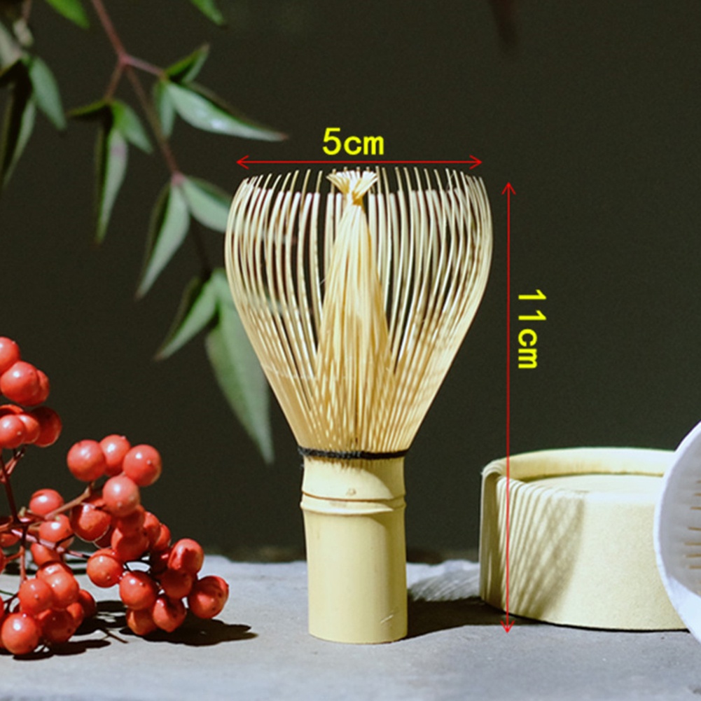 Tre Tím / Trắng Matcha Whisk Chuẩn Bị Trà Matcha Nhật Bản Quà Tặng Sinh Nhật