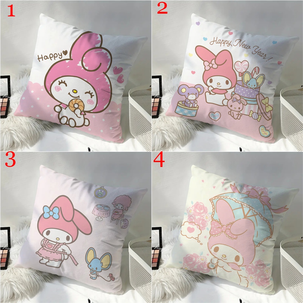 Sanrio Vỏ Gối In Họa Tiết Hoạt Hình my melody Một Mặt Trang Trí Phòng Khách / sofa / Xe Hơi / Quà Tặng Cho Bé (Không Có Lõi)