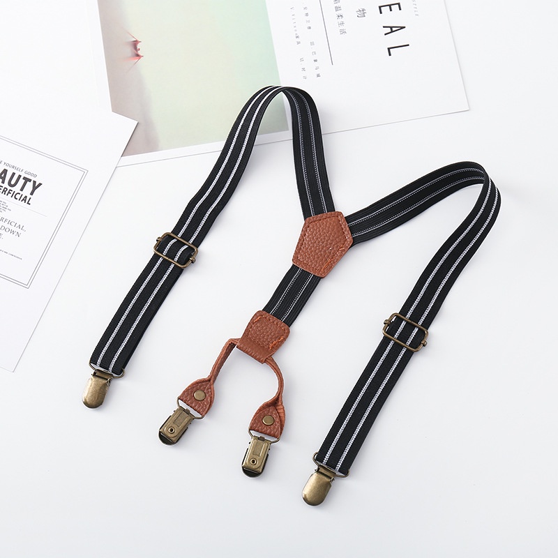 Quần trẻ em treo kẹp bé trai và trẻ mới biết đi treo kẹp quần thắt lưng chống trượt dây treo cố định kẹp bé gái hợp thời trang