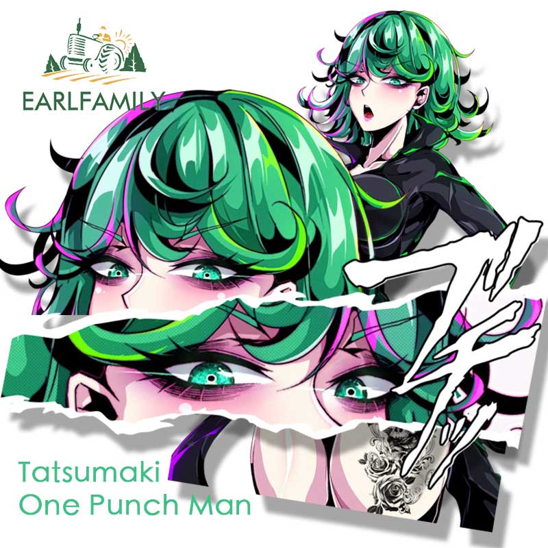 Earlfamily Garu Hình Xăm Dán Xe Hơi Họa Tiết anime one punch man waifu ...