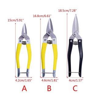 Com * Kéo cắt tỉa Thép không gỉ chắc chắn Tay làm vườn Secateurs Cắt thực vật Dụng cụ cành Kéo cành trái cây