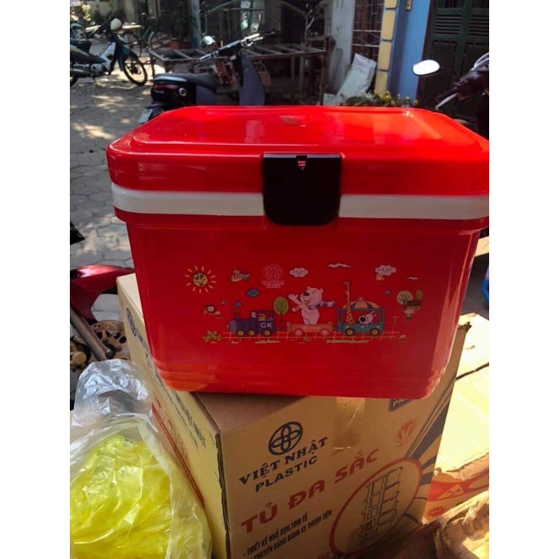 Phích đá giữ nhiệt vuông Việt Nhật 13L-16l-24L-38L AMIZIN