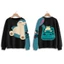 YB1 Snorlax Pikachu Áo Hoodie Top Unisex Cosplay 3D Chui Đầu Dài Tay Cổ Tròn Pokemon Thời Trang Áo Plus Kích Thước