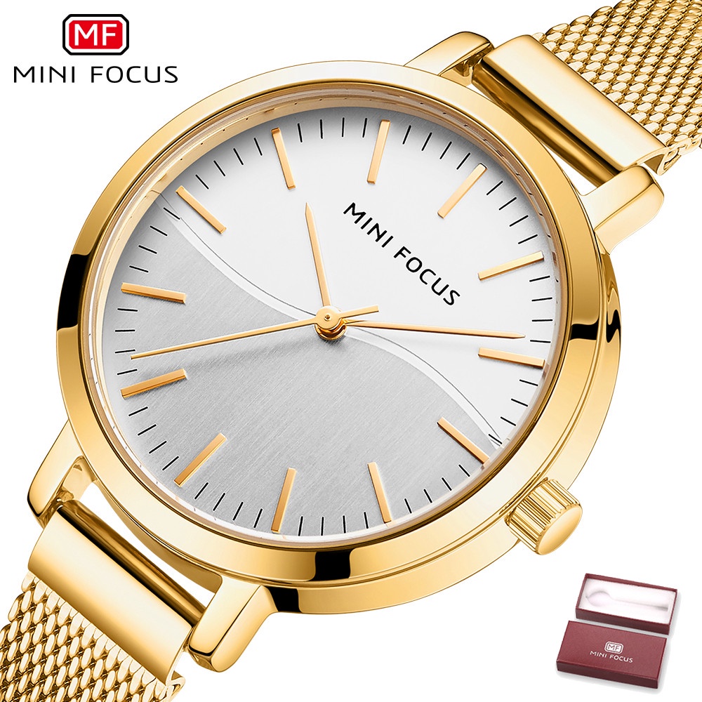 Mini FOCUS MF0261L Đồng hồ nữ sang trọng hàng đầu thạch anh thời trang ...