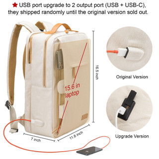 Ba Lô Đựng Laptop Siêu Nhẹ Đa Năng Có Cổng Sạc USB Tiện Dụng Cho Nữ
