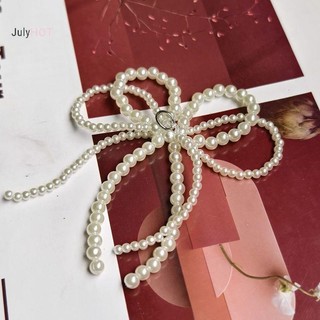 Julyhot Ngọc Trai Thanh Lịch Nơ Quyến Rũ Để Làm Đồ Trang Sức DIYs Móc Khóa Vòng Cổ Bông Tai Thủ Công Khóa Giày Phụ Kiện Trang Trí Massivedeals