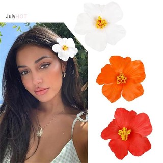 Julyhot Hawaii Nhiều Màu Sắc Hoa Tóc Cho Nữ Cô Gái Lãng Mạn Bohemian Hoa Bên Nổ Kẹp BB Kẹp Tóc Phụ Kiện Tóc Massivedeals