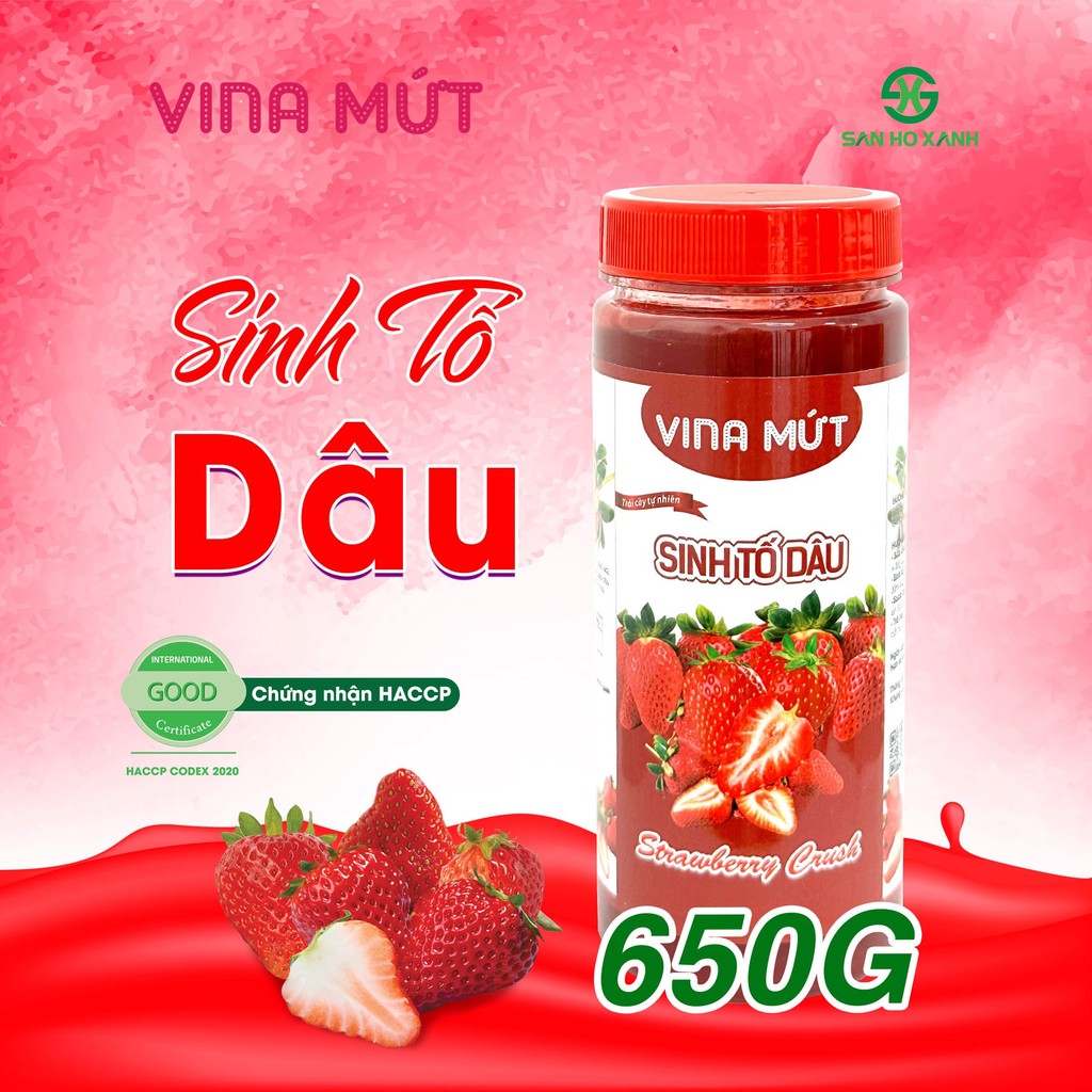 Sinh tố trái cây vina hũ 650g