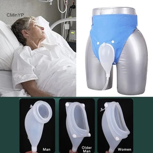 Cminyp Có Thể Tái Sử Dụng Không Gây Dị Ứng Nam Người Lớn Tuổi Phụ Nữ Silicon Nước Tiểu Túi Người Lớn Đi Tiểu Có Ống Thông Nước Tiểu Túi Nam Nữ Vệ Sinh Vinh Quang
