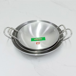 Combo 3 chảo nhôm (24cm, 26cm, 30cm) cao cấp dày lòng sâu đổ bánh xèo, xào chính hãng - Trường An VN