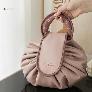 Julyhot Túi đựng mỹ phẩm dây rút chống thấm nước Dung tích lớn Túi đựng túi xách di động Massivedeals