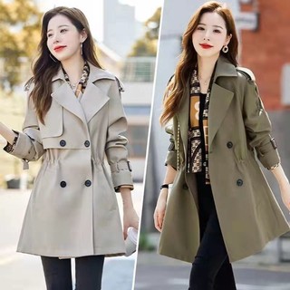Áo Khoác Gió Phong Cách Anh Quốc Thời Trang Xuân Thu 2023 Mới Cho Nữ