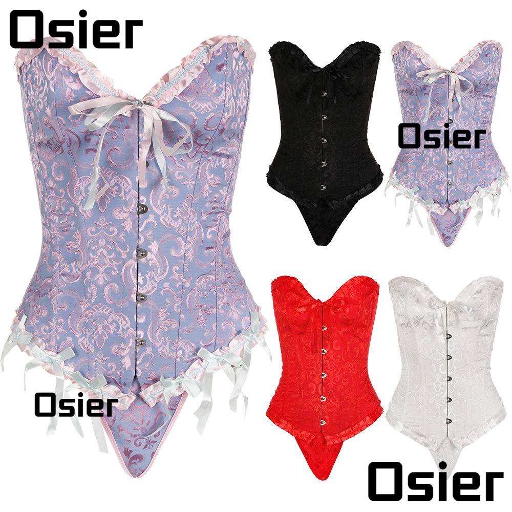 Áo Corset Thắt Dây Phong Cách Gothic