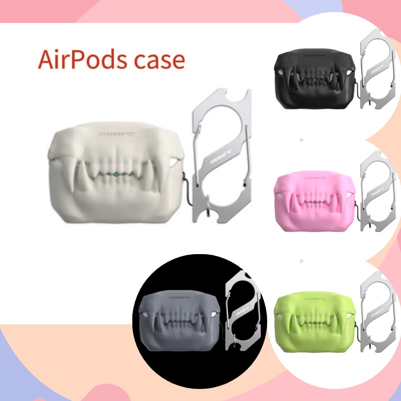 5 Màu] Hộp đựng tai nghe Fangs Thích hợp cho Vỏ bảo vệ AirPods pro