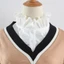 XGB Ve Áo Giả Cổ Ruffle Cạnh Cổ Khăn Choàng Đa Năng Neckwrap Cho Nữ Mùa Hè Áo Sơ Mi Nữ Accessorie