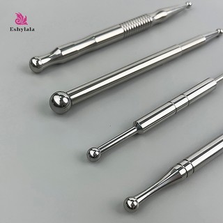 Dụng cụ thăm dò điểm châm cứu bằng thép không gỉ Dụng cụ Massage Đầu dò điểm Bút mát xa cho mặt Bút phát hiện huyệt cầm tay [MỚI]