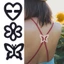 Mới Kẹp Giữ Dây Áo Ngực Vô Hình / Áo Ngực Vô Hình Không Trượt Hình Bướm / Bông Hoa Có Thể Điều Chỉnh